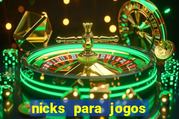 nicks para jogos de tiro